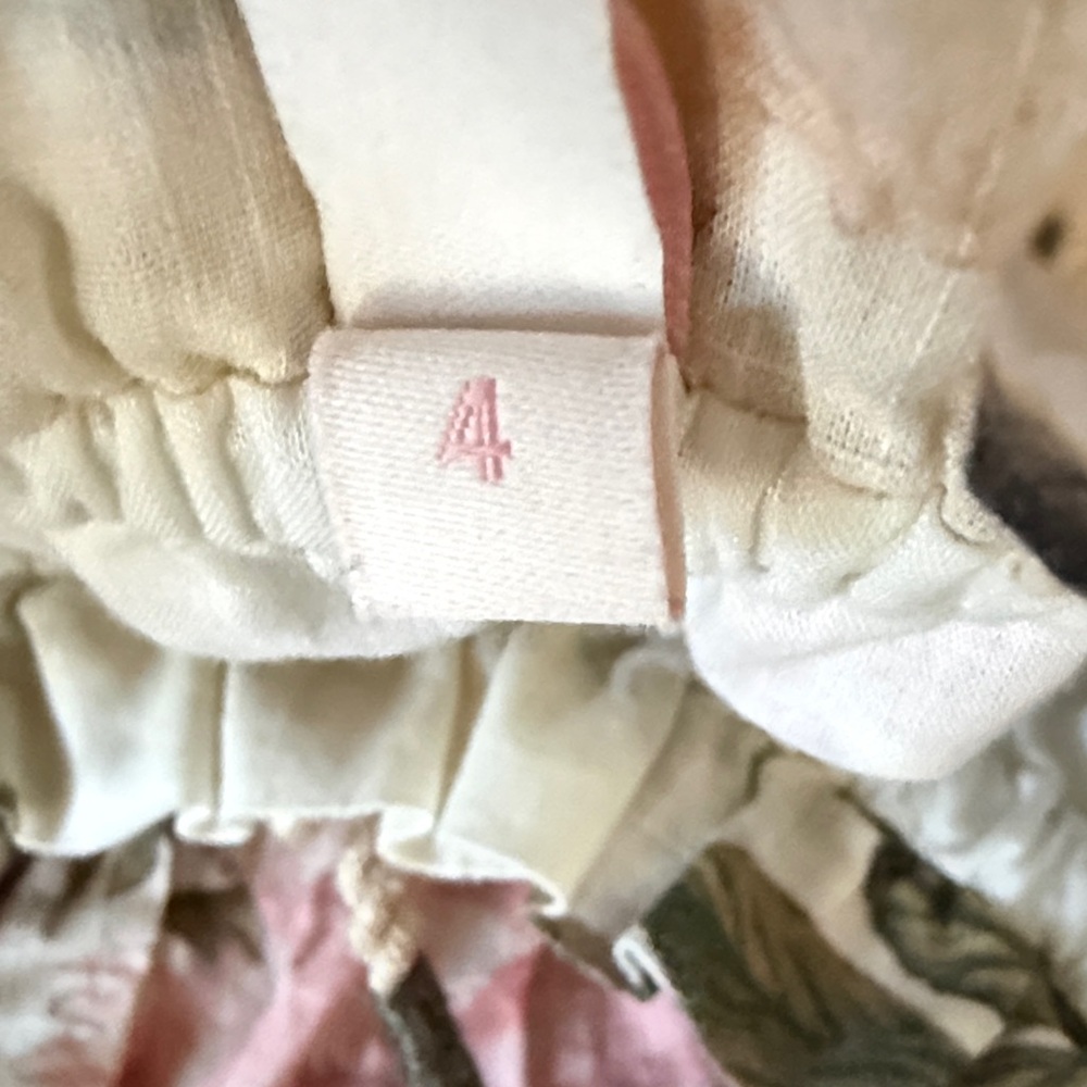 ZIMMERMAN Cream Floral Dress 4T VGUC - Picture 3 of 8